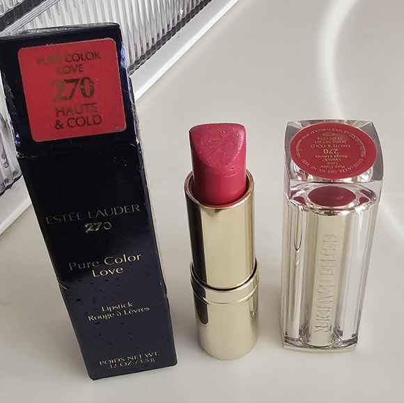Estee Lauder Pure Color Love Lipstick 270 Haute Cold Lipstick ☆ READ DESCRIPTION
